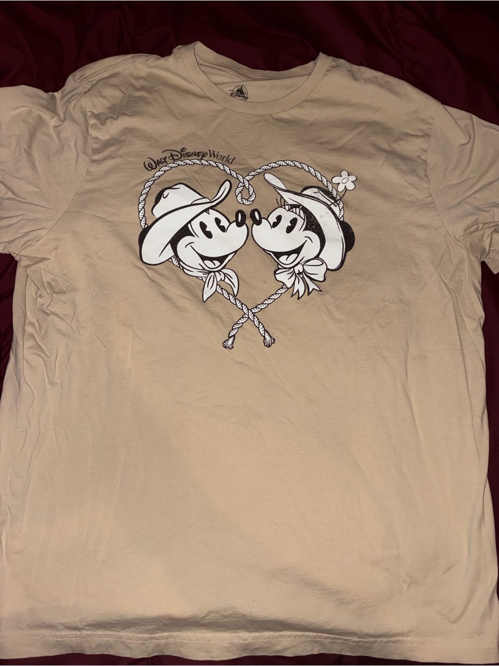 Mickey and Minnie cowboy shirt